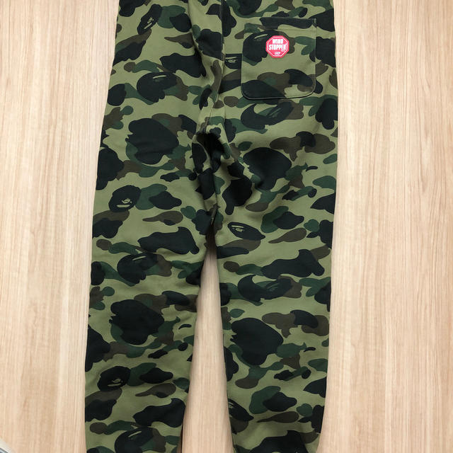 タグ付き A BATHING APE エイプ カモフラ 迷彩 スウェット パンツ