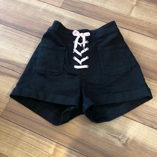 レピピアルマリオ(repipi armario)のrepipi armario ショートパンツ XS ブラック【値下げしました】(パンツ/スパッツ)