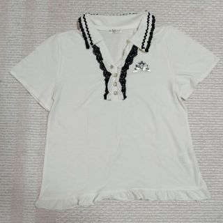 アクシーズファム(axes femme)のaxes femme 半袖カットーソー　Mサイズ　変えボタンつき(カットソー(半袖/袖なし))