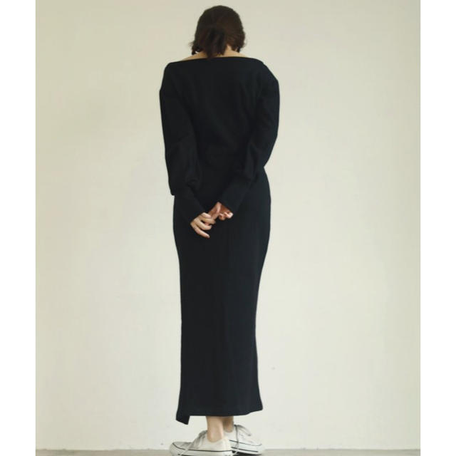 louren sweat slit onepiece レディースのワンピース(ロングワンピース/マキシワンピース)の商品写真