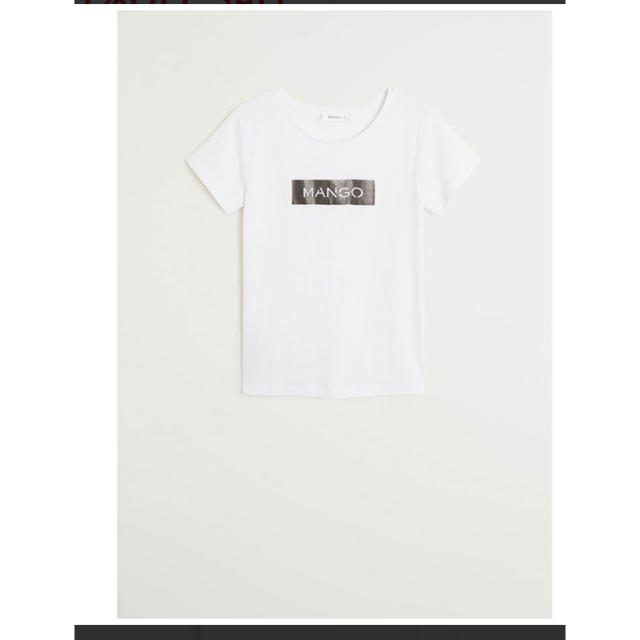 MANGO(マンゴ)のMANGO box logo Tシャツ　ボックス　ロゴ レディースのトップス(Tシャツ(半袖/袖なし))の商品写真