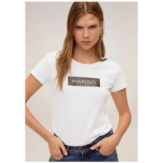 マンゴ(MANGO)のMANGO box logo Tシャツ　ボックス　ロゴ(Tシャツ(半袖/袖なし))