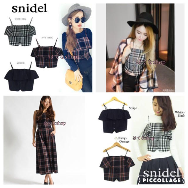 SNIDEL(スナイデル)の今季完売♬ 美品✨先染めビスチェ レディースのトップス(ベアトップ/チューブトップ)の商品写真