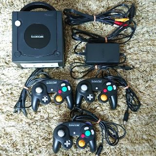 ニンテンドーゲームキューブ(ニンテンドーゲームキューブ)の迅速発送☆美品！クリーニング済☆NINTENDO GAMECUBE 本体一式 (家庭用ゲーム機本体)