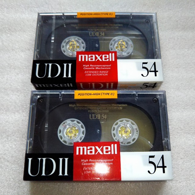 maxell(マクセル)のmaxell カセットテープ 2本　ハイポジション スマホ/家電/カメラのオーディオ機器(その他)の商品写真