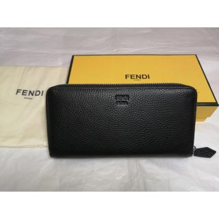 フェンディ(FENDI)のフェンディ　長財布　財布　革財布　ラウンドジップ　新品　箱袋付き　タイムセール(長財布)