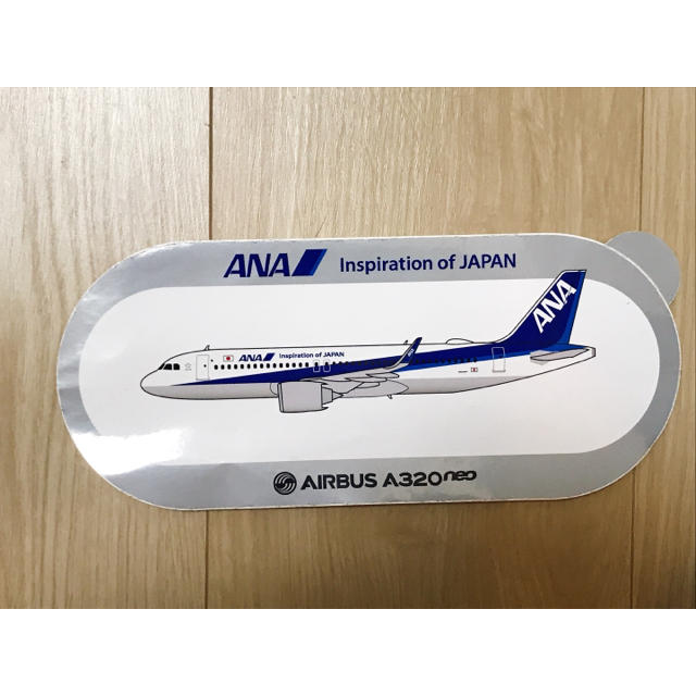 ANA(全日本空輸)(エーエヌエー(ゼンニッポンクウユ))のANA 全日空　A320機　ステッカー エンタメ/ホビーのテーブルゲーム/ホビー(航空機)の商品写真