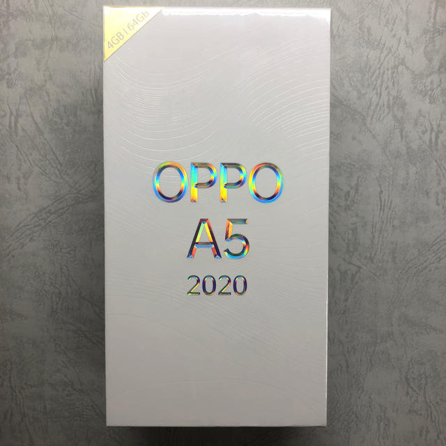 【新品未開封】OPPOA5 2020 ブルー SIMフリー 楽天モバイル対応 スマホ/家電/カメラのスマートフォン/携帯電話(スマートフォン本体)の商品写真