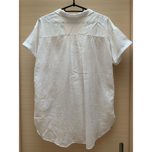 ikka(イッカ)のikka 半袖　ブラウス　白 レディースのトップス(シャツ/ブラウス(半袖/袖なし))の商品写真