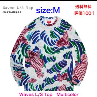 シュプリーム(Supreme)のsupreme  Waves L/S Top  マルチカラー(Tシャツ/カットソー(七分/長袖))