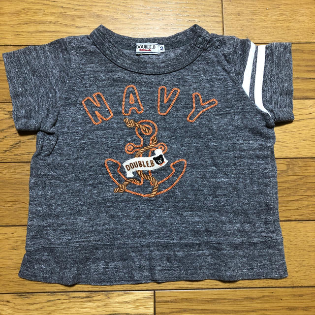 DOUBLE.B(ダブルビー)のダブルB 半袖Tシャツ 80 キッズ/ベビー/マタニティのベビー服(~85cm)(Ｔシャツ)の商品写真