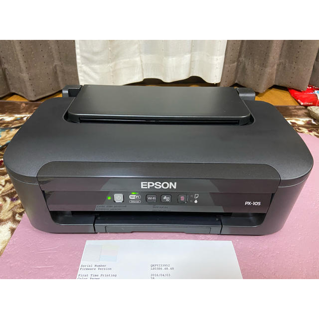 px-105 エプソン EPSON プリンター 互換インク、電源コード付 - PC周辺機器