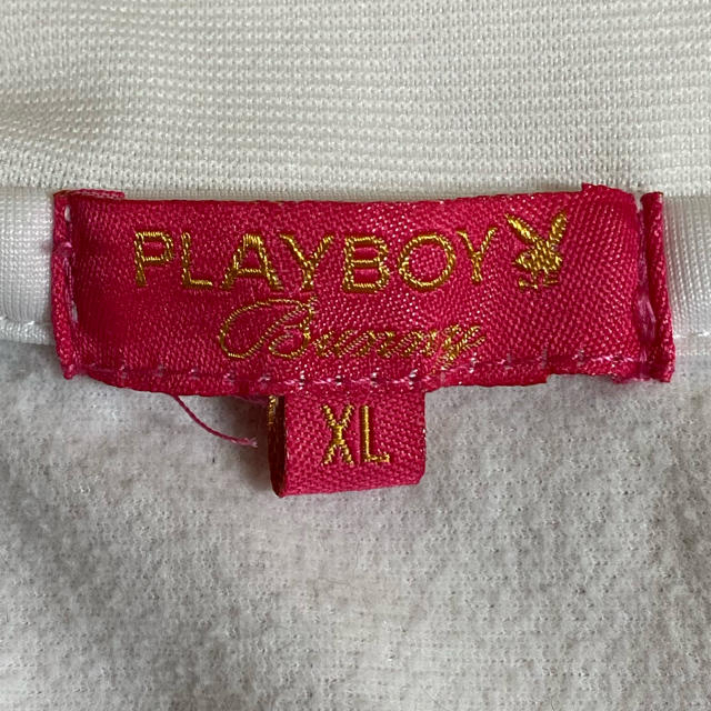 PLAYBOY(プレイボーイ)のPLAYBOY ジャージ ホワイト 白 XL メンズのトップス(ジャージ)の商品写真