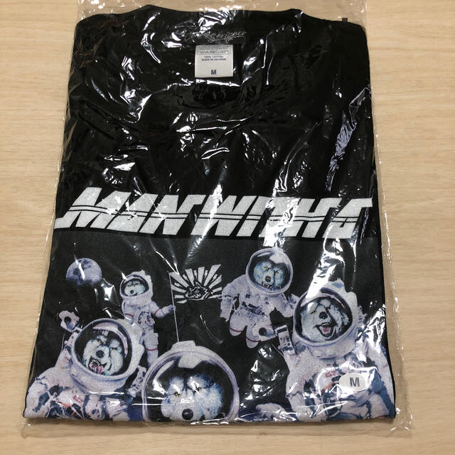 MAN WITH A MISSION(マンウィズアミッション)のプロフ必読様専用マンウィズコラボ限定品♪新品未使用Tシャツ！ エンタメ/ホビーのタレントグッズ(ミュージシャン)の商品写真