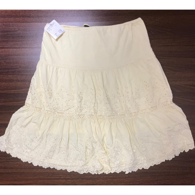 LDS(エルディーエス)のLDSスカートイエロー新品 レディースのスカート(ひざ丈スカート)の商品写真