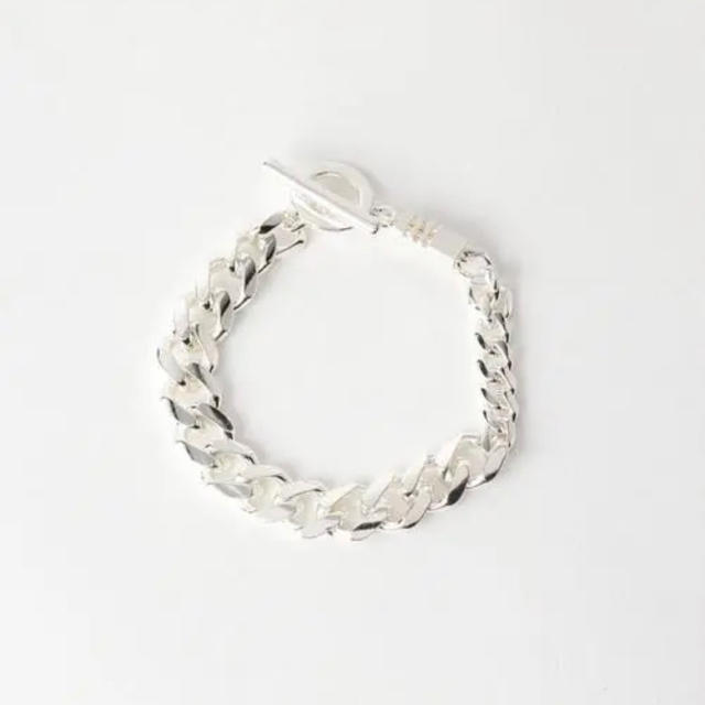 Jieda(ジエダ)のJieDa ASYMMETRY BRACELET SILVER メンズのアクセサリー(ブレスレット)の商品写真