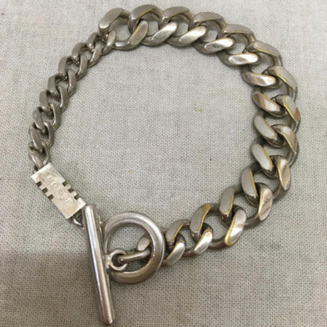 Jieda(ジエダ)のJieDa ASYMMETRY BRACELET SILVER メンズのアクセサリー(ブレスレット)の商品写真