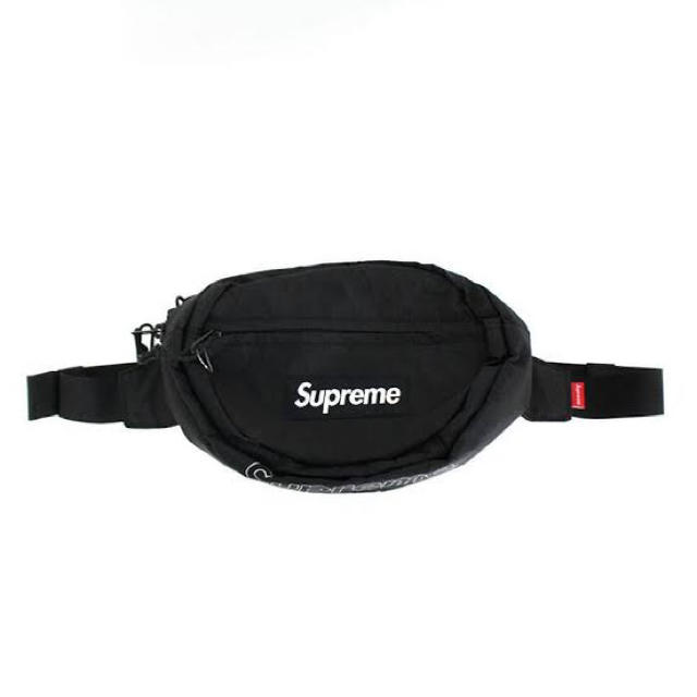 Supreme(シュプリーム)のsupreme 18aw waist bag 黒 メンズのバッグ(ウエストポーチ)の商品写真