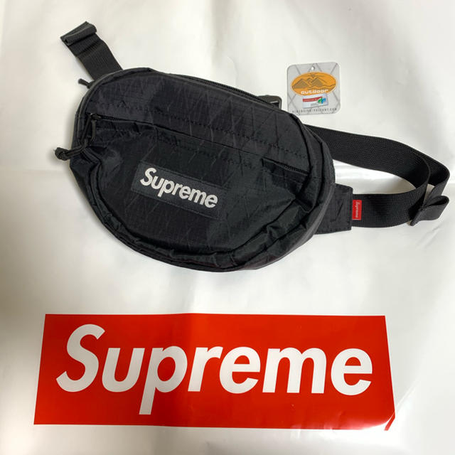 Supreme(シュプリーム)のsupreme 18aw waist bag 黒 メンズのバッグ(ウエストポーチ)の商品写真