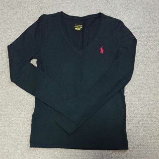 ポロラルフローレン(POLO RALPH LAUREN)の☆訳あり値下げ☆ラルフローレン ロンＴ黒(Tシャツ(長袖/七分))