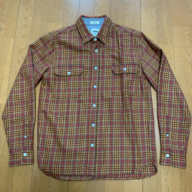 STUSSY(ステューシー)のSTUSSY ステューシー wool shirt ウールシャツ メンズのトップス(シャツ)の商品写真