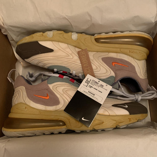 nike×travis scott airmax270 react us10.5