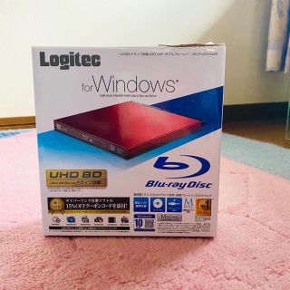 LOGITEC LBD-PUD6U3LRD Blu-rayディスクドライブ (ポータブルプレーヤー)