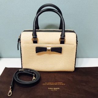 ケイトスペードニューヨーク(kate spade new york)のkatespade ケイトスペード 2way かごバッグ(かごバッグ/ストローバッグ)