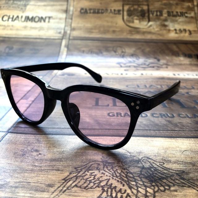 バイカーシェード ライトピンク クラシカルウェリントンサングラス メンズのファッション小物(サングラス/メガネ)の商品写真