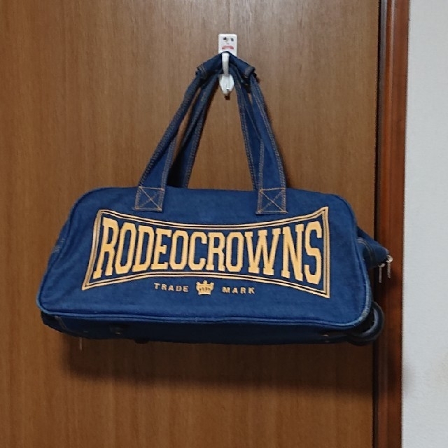 RODEO CROWNS(ロデオクラウンズ)のハピさん専用　ロデオクラウン デニムキャリーバッグ レディースのバッグ(スーツケース/キャリーバッグ)の商品写真