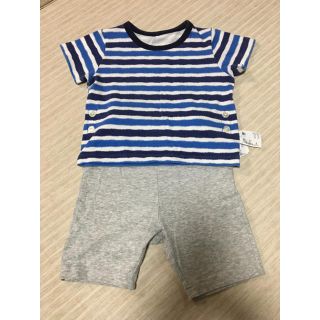 ユニクロ(UNIQLO)のユニクロ パジャマ 80 ボーダー柄(パジャマ)