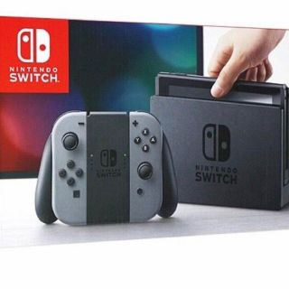 ニンテンドースイッチ(Nintendo Switch)の任天堂Switch グレー 中古(家庭用ゲーム機本体)