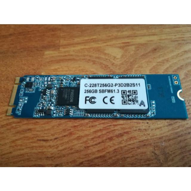 美品★SSD M.2 256GB PHISON製 サイズ2280 SATA