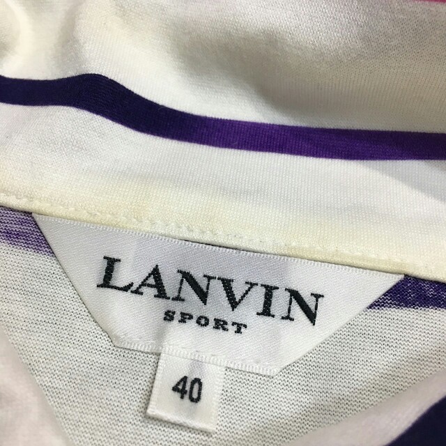 LANVIN(ランバン)のランバンLANVIN レディボーダートップス レディースのトップス(カットソー(半袖/袖なし))の商品写真