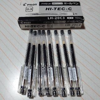 パイロット(PILOT)のPILOT　ハイテックC　LH-20C4-B 黒8本(ペン/マーカー)
