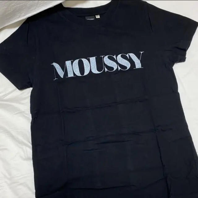 moussy(マウジー)のmoussy Tシャツ　ブラック レディースのトップス(Tシャツ(半袖/袖なし))の商品写真