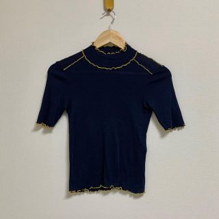 シーバイクロエ(SEE BY CHLOE)の【美品】SeeByChloe  ライン入りトップス(Tシャツ(半袖/袖なし))