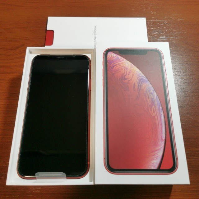 iphone XR Red 64gb 新品 未使用 simロック解除済み　送料込