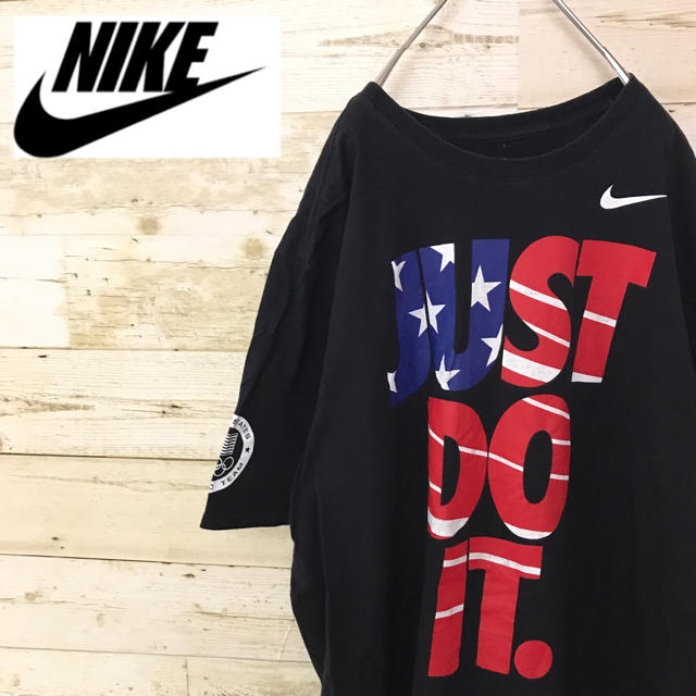 NIKE(ナイキ)の【miyu様専用】ナイキ☆半袖ビッグプリントTシャツクルーネックカットソー メンズのトップス(Tシャツ/カットソー(半袖/袖なし))の商品写真