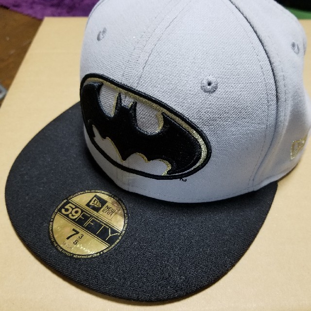 NEW ERA(ニューエラー)のバットマン　キャップ　58.7 グレー メンズの帽子(キャップ)の商品写真