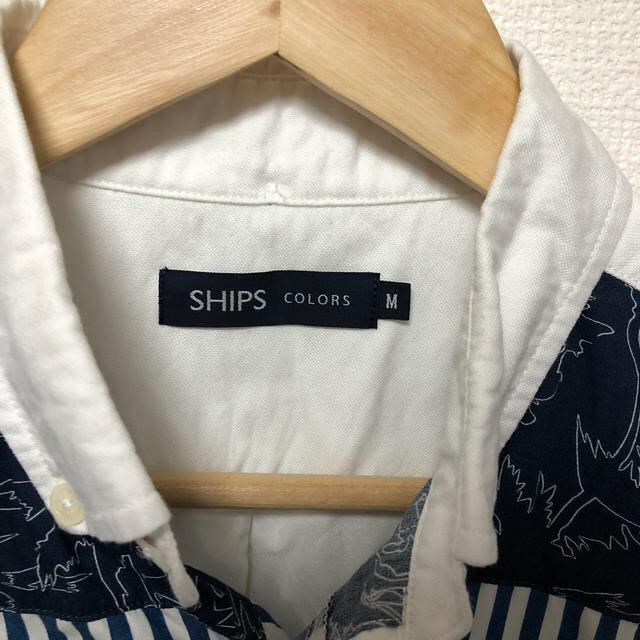 SHIPS(シップス)のSHIPS COLORS  半袖　シャツ　Mサイズ メンズのトップス(シャツ)の商品写真