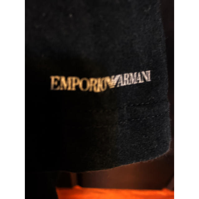 Emporio Armani(エンポリオアルマーニ)のEMPORIO ARMANIアルマーニFREEブラック黒TシャツVネック半袖 メンズのトップス(Tシャツ/カットソー(半袖/袖なし))の商品写真