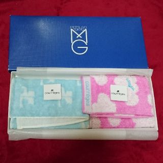 クレージュ(Courreges)の【新品･未使用】クレージュ タオルハンカチ2枚セット(ハンカチ)