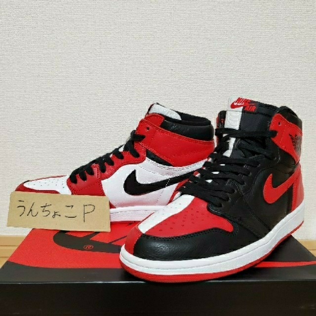 美品！AIR JORDAN1 RETRO HOMAGE TO HOME 27.5