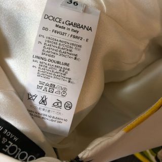 DOLCE&GABBANA - Dolce & Gabbana レモン柄ワンピース ドルガバの通販