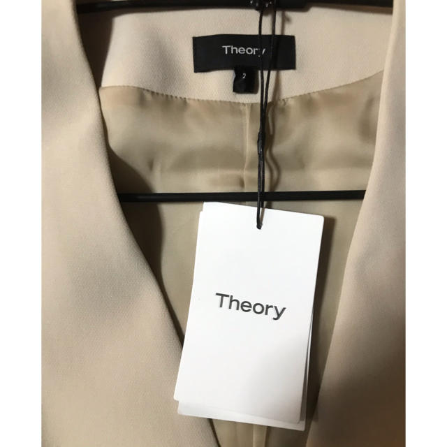 theory(セオリー)のtheoryノーカラージャケット レディースのジャケット/アウター(ノーカラージャケット)の商品写真