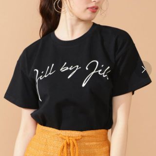 ジルバイジルスチュアート(JILL by JILLSTUART)のJILL by JILLSTUART ビックロゴTシャツ　ブラック(Tシャツ(半袖/袖なし))