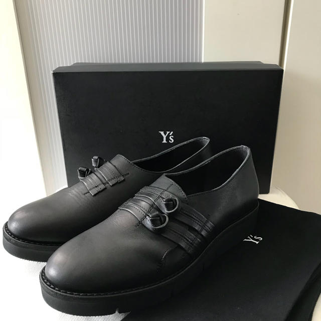 Y's(ワイズ)の極美品 Yohji Yamamoto Y's チャイナボタン レザーシューズ レディースの靴/シューズ(その他)の商品写真