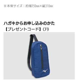 進研ゼミ MIZUNO ワンショルダーバッグ