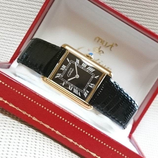 経典 カルティエ OH済 ☆美品☆ - Cartier マストタンク 腕時計 / 手巻